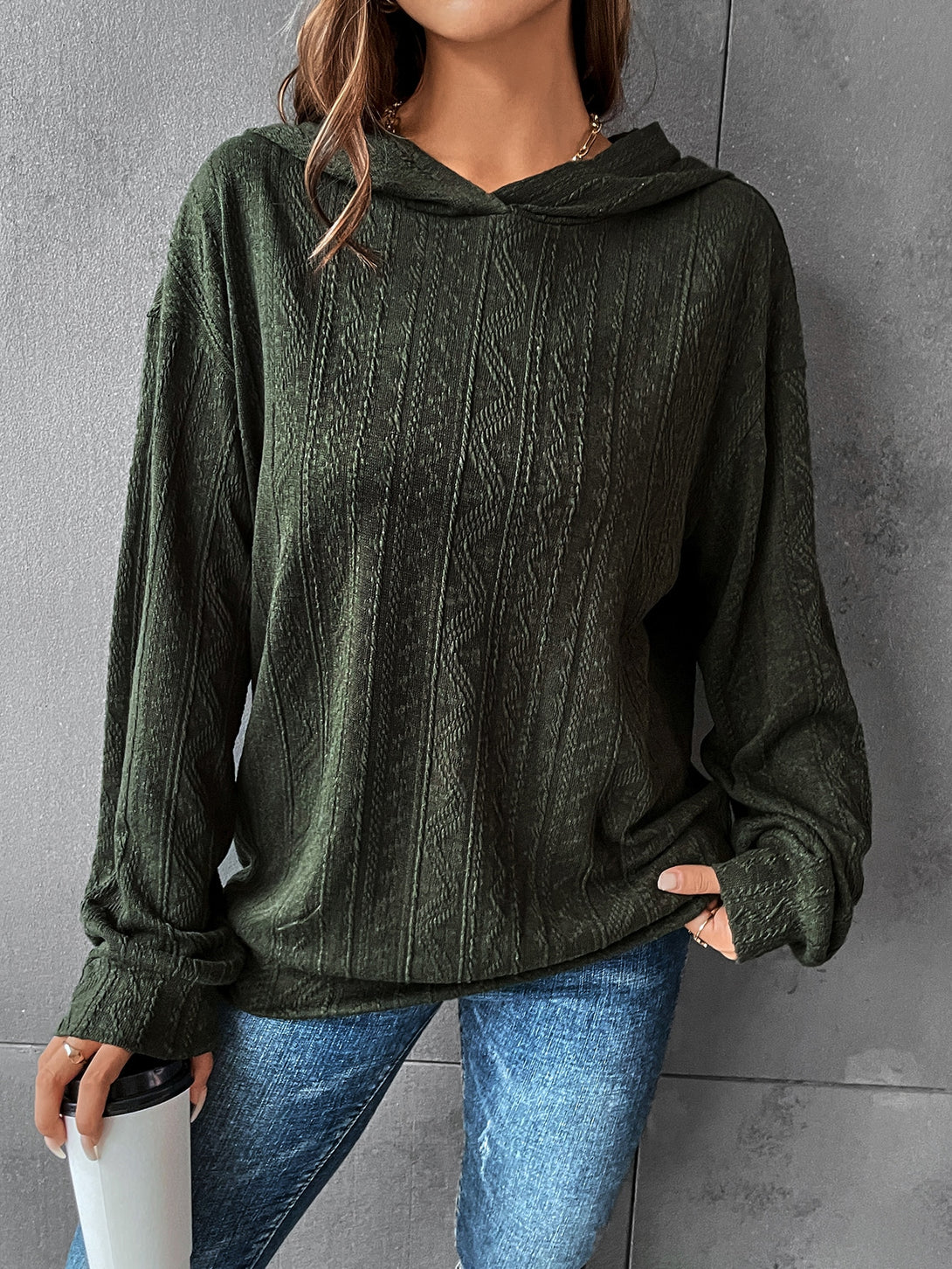 Ropa de Mujer, Ropa de Mujer, Sudaderas de Mujer, Verde militar