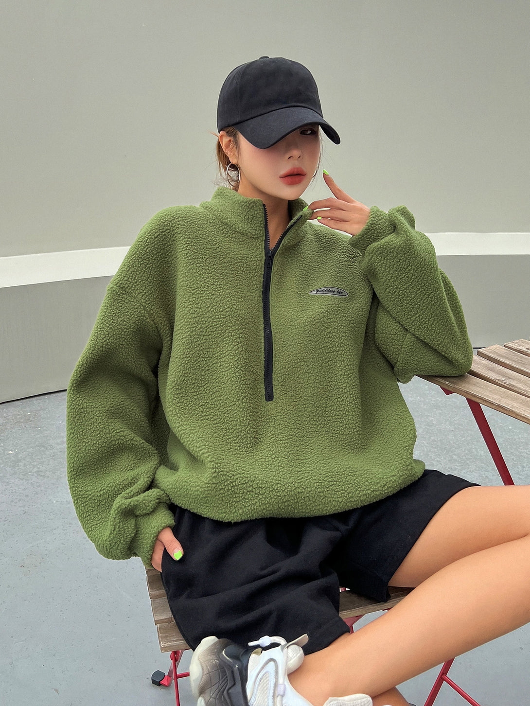 Ropa de Mujer, Ropa de Mujer, Sudaderas de Mujer, Verde Lima