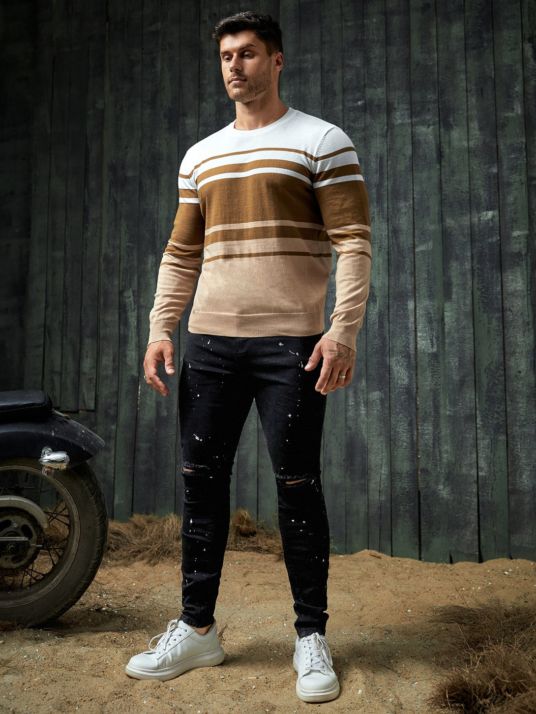 Hombres, Ropa de hombre, Jerséis Punto para hombre, Jerseys para Hombre, OUTFITS LOOKBOOK, 11521341, Multicolor