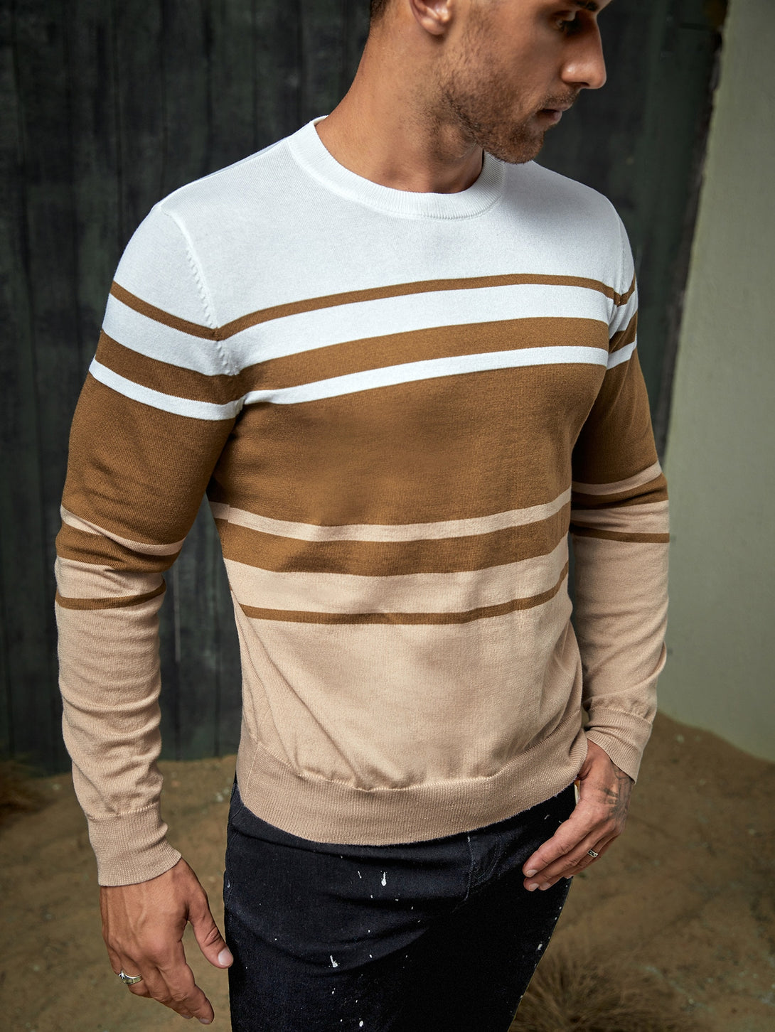 Hombres, Ropa de hombre, Jerséis Punto para hombre, Jerseys para Hombre, OUTFITS LOOKBOOK, 11521341, Multicolor