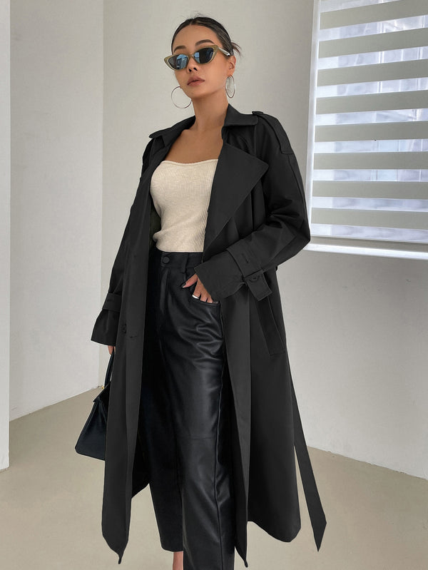 Ropa de Mujer, Ropa de Exterior para Mujer, Gabardinas para Mujer, 11314885, Negro