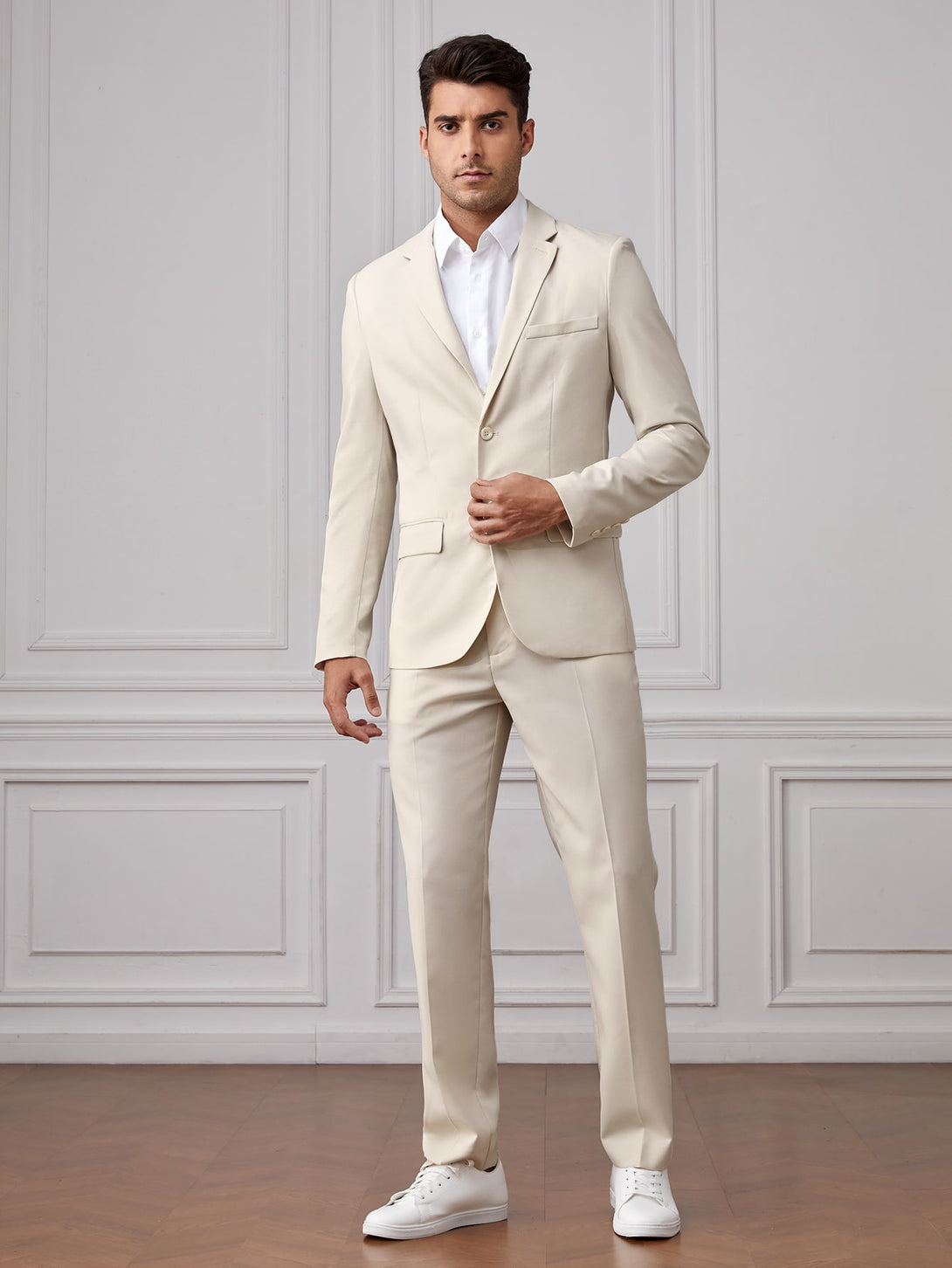 Hombres, Ropa de hombre, Trajes & Piezas separadas para Hombres, Traje de hombre, OUTFITS LOOKBOOK, 11706526, Beis