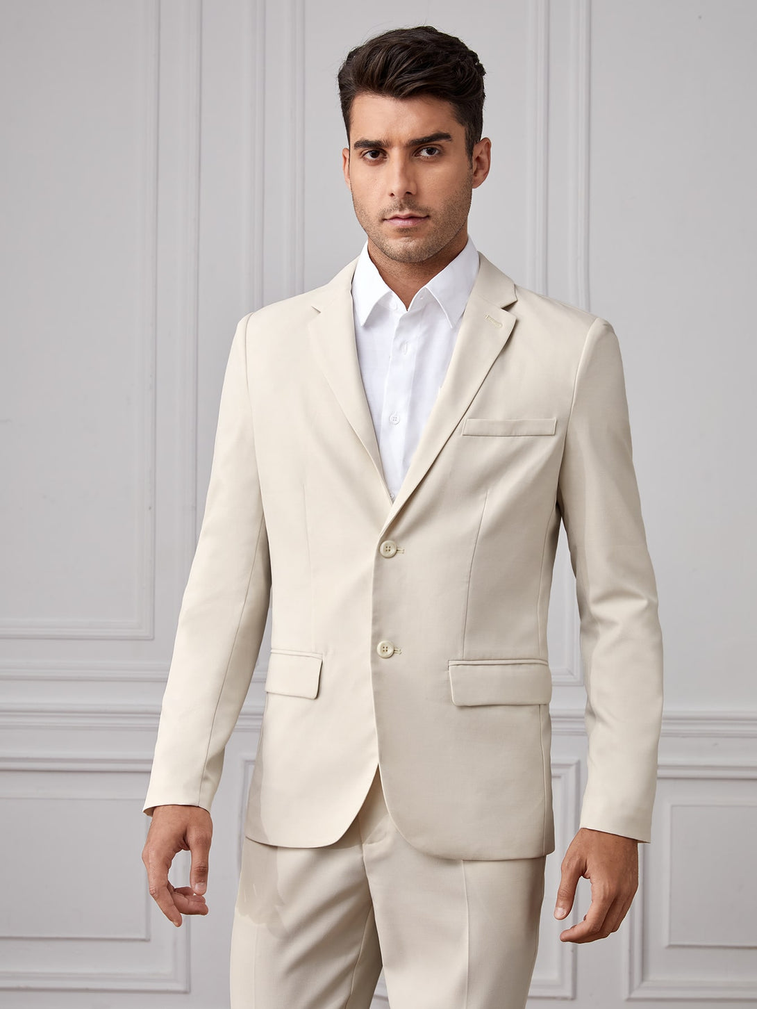 Hombres, Ropa de hombre, Trajes & Piezas separadas para Hombres, Traje de hombre, OUTFITS LOOKBOOK, 11706526, Beis