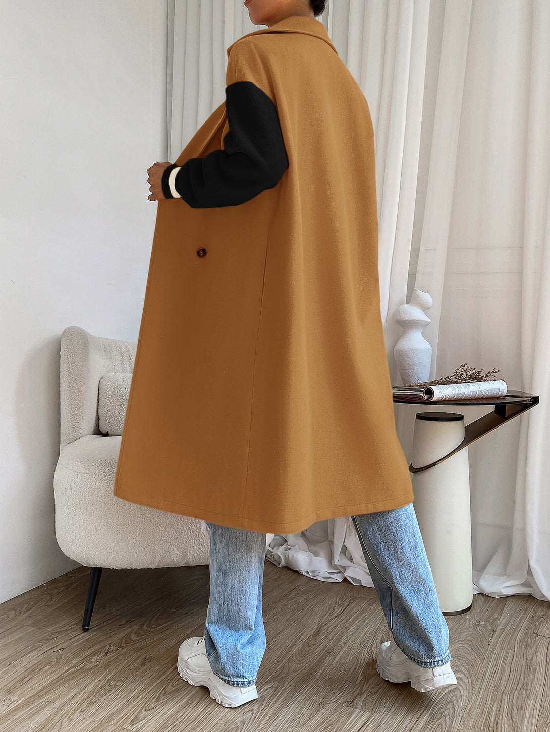 Ropa de Mujer, Ropa de Exterior para Mujer, Abrigos de Mujer, 11748213, Marrón