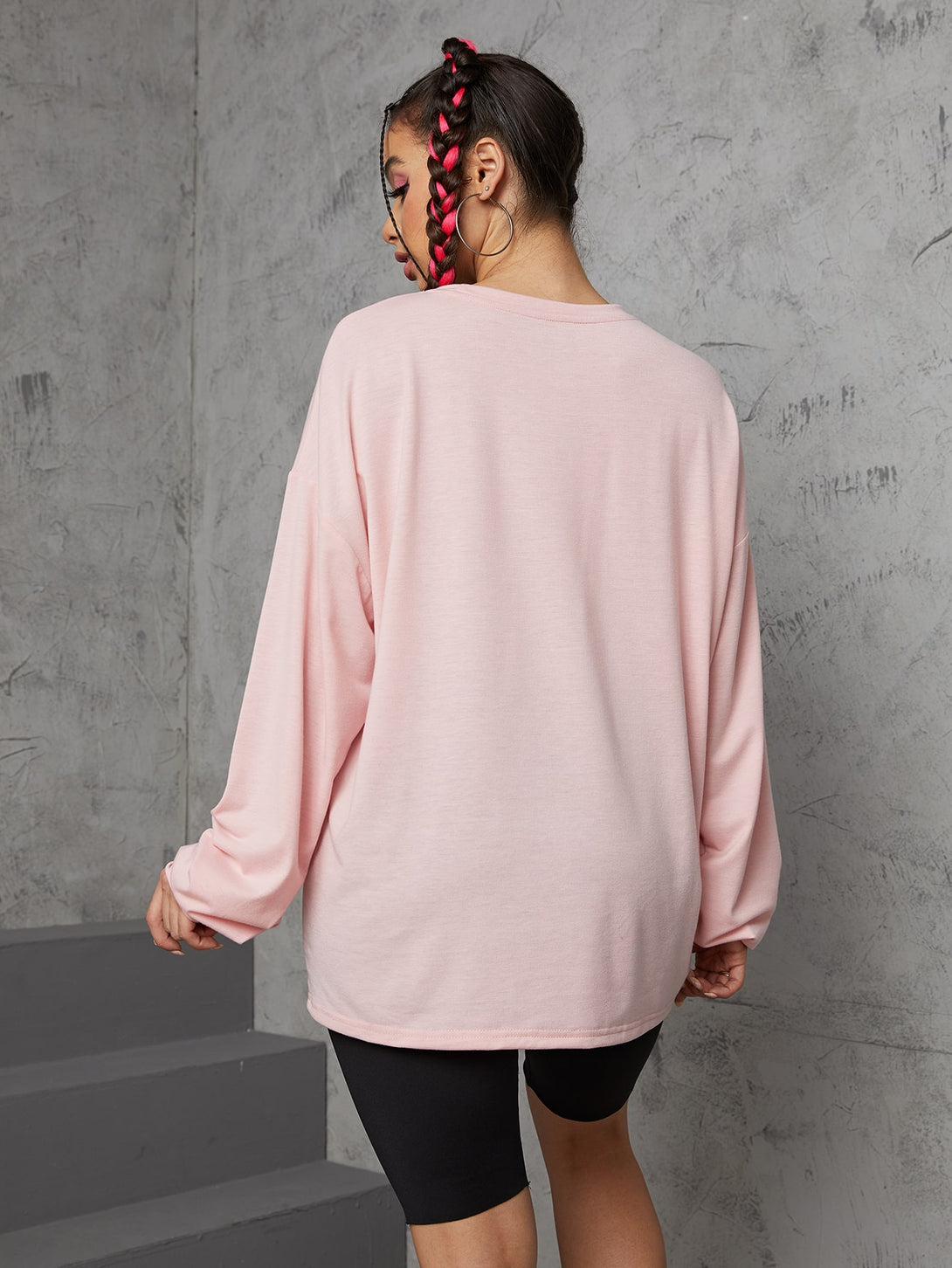 Ropa de Mujer, Ropa de Mujer, Tops & Blusas & Camisetas de Mujer, Camisetas de Mujer, Rosa Pálido