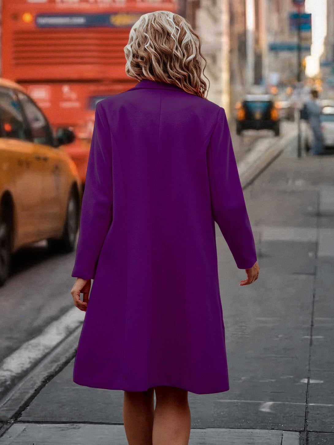 Ropa de Mujer, Ropa de Exterior para Mujer, Abrigos de Mujer, Colección de trajes de mujer, 11926502, Morado