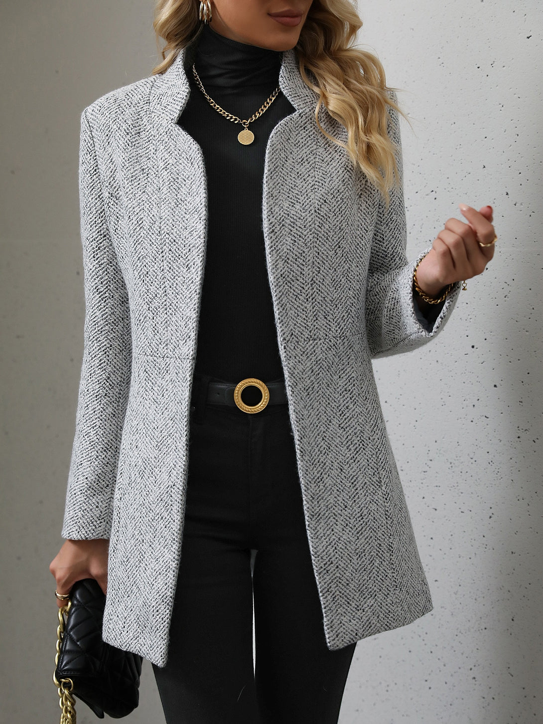 Ropa de Mujer, Ropa de Exterior para Mujer, Abrigos de Mujer, OUTFITS LOOKBOOK, 12026044, Gris