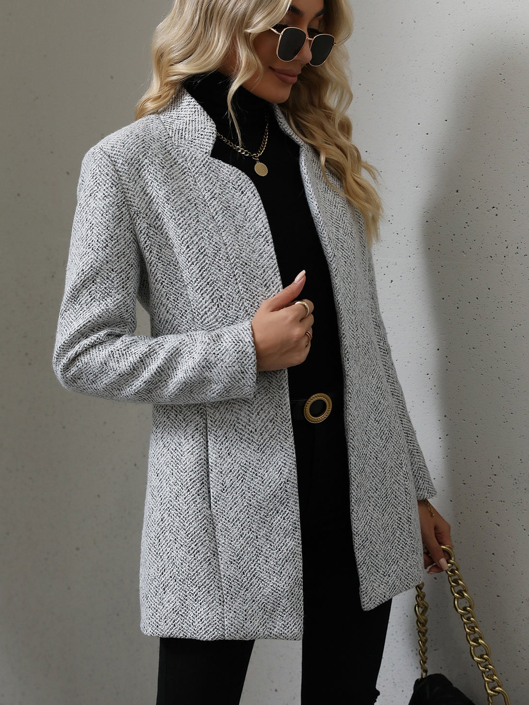 Ropa de Mujer, Ropa de Exterior para Mujer, Abrigos de Mujer, OUTFITS LOOKBOOK, 12026044, Gris