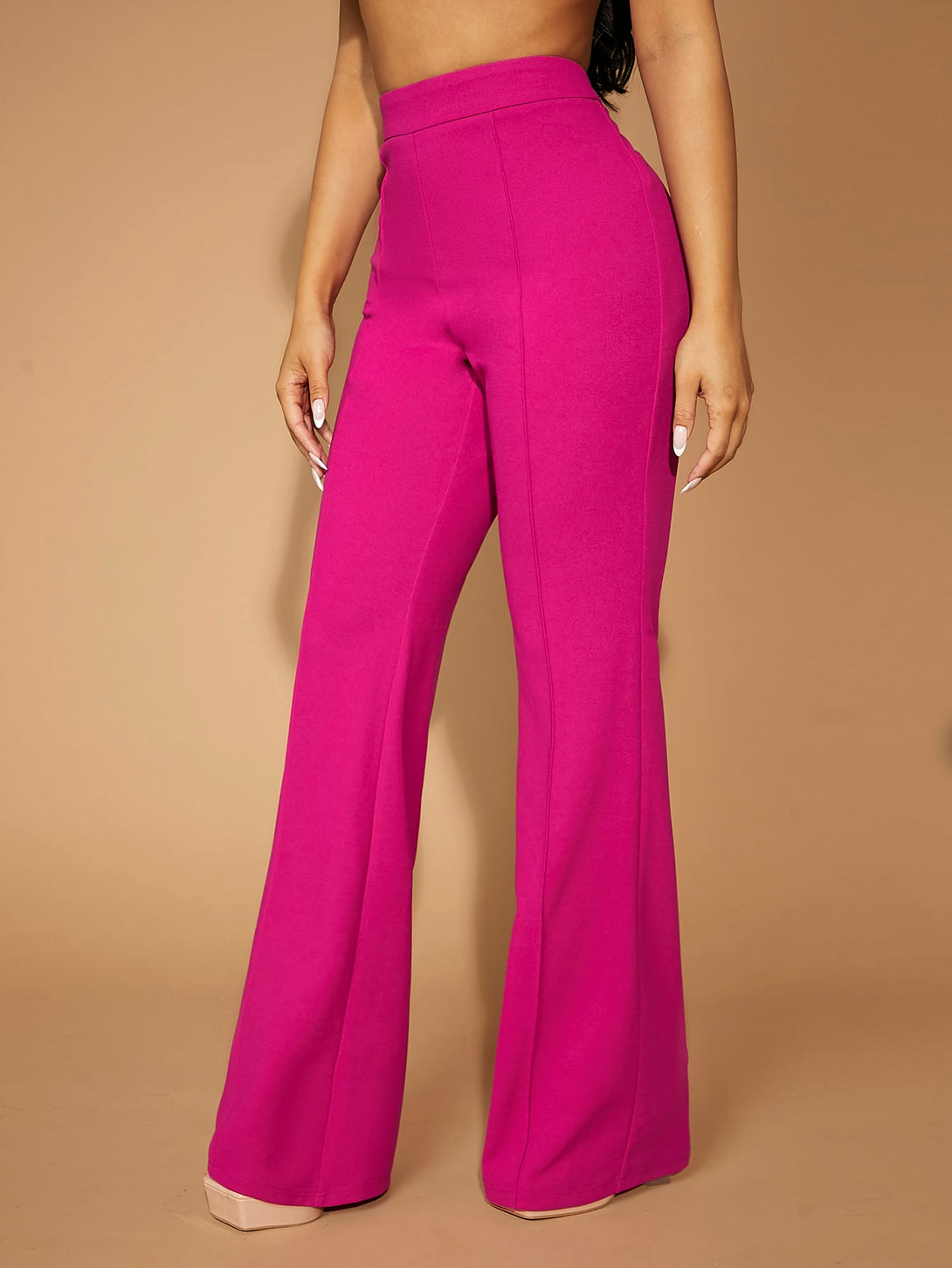 Ropa de Mujer, Ropa de Mujer, Bottoms de Mujer, Pantalones de Mujer, BBF LOOKBOOK, Rosa Fucsia