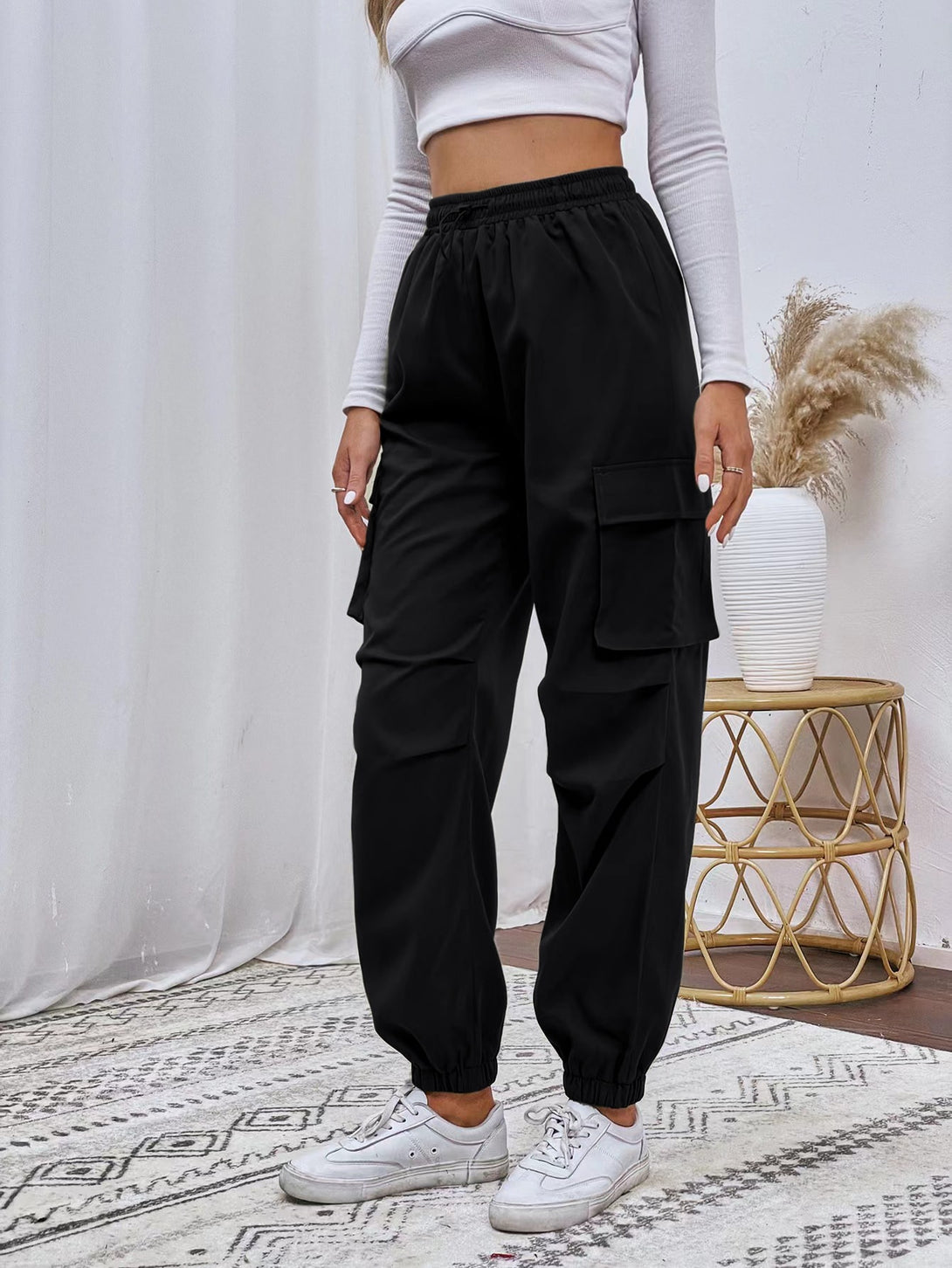 Ropa de Mujer, Ropa de Mujer, Bottoms de Mujer, Pantalones de Mujer, , Negro