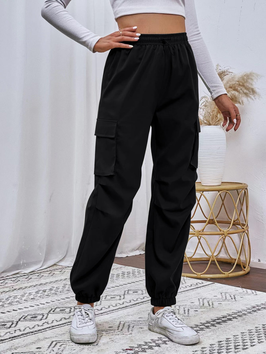 Ropa de Mujer, Ropa de Mujer, Bottoms de Mujer, Pantalones de Mujer, , Negro