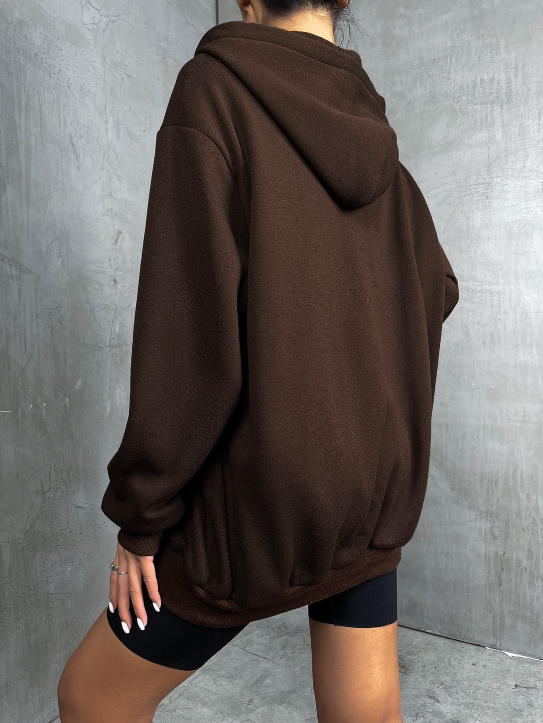 Ropa de Mujer, Ropa de Mujer, Sudaderas de Mujer, Marrón Chocolate