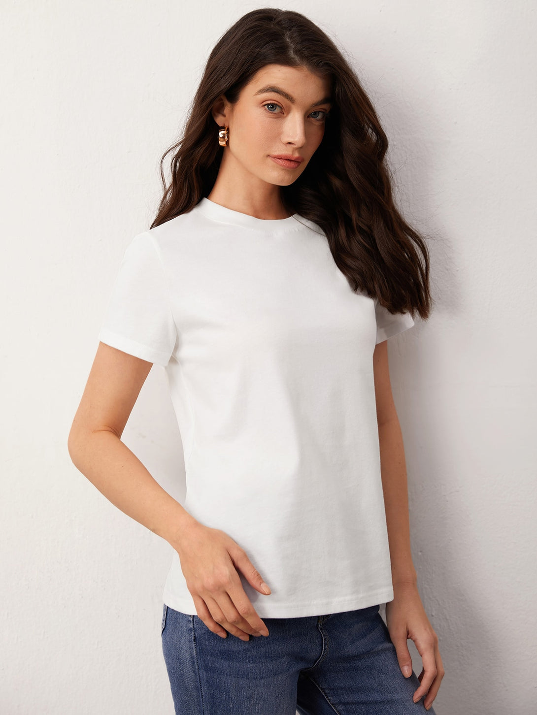 Ropa de Mujer, Ropa de Mujer, Tops & Blusas & Camisetas de Mujer, Camisetas de Mujer, OUTFITS LOOKBOOK, Blanco