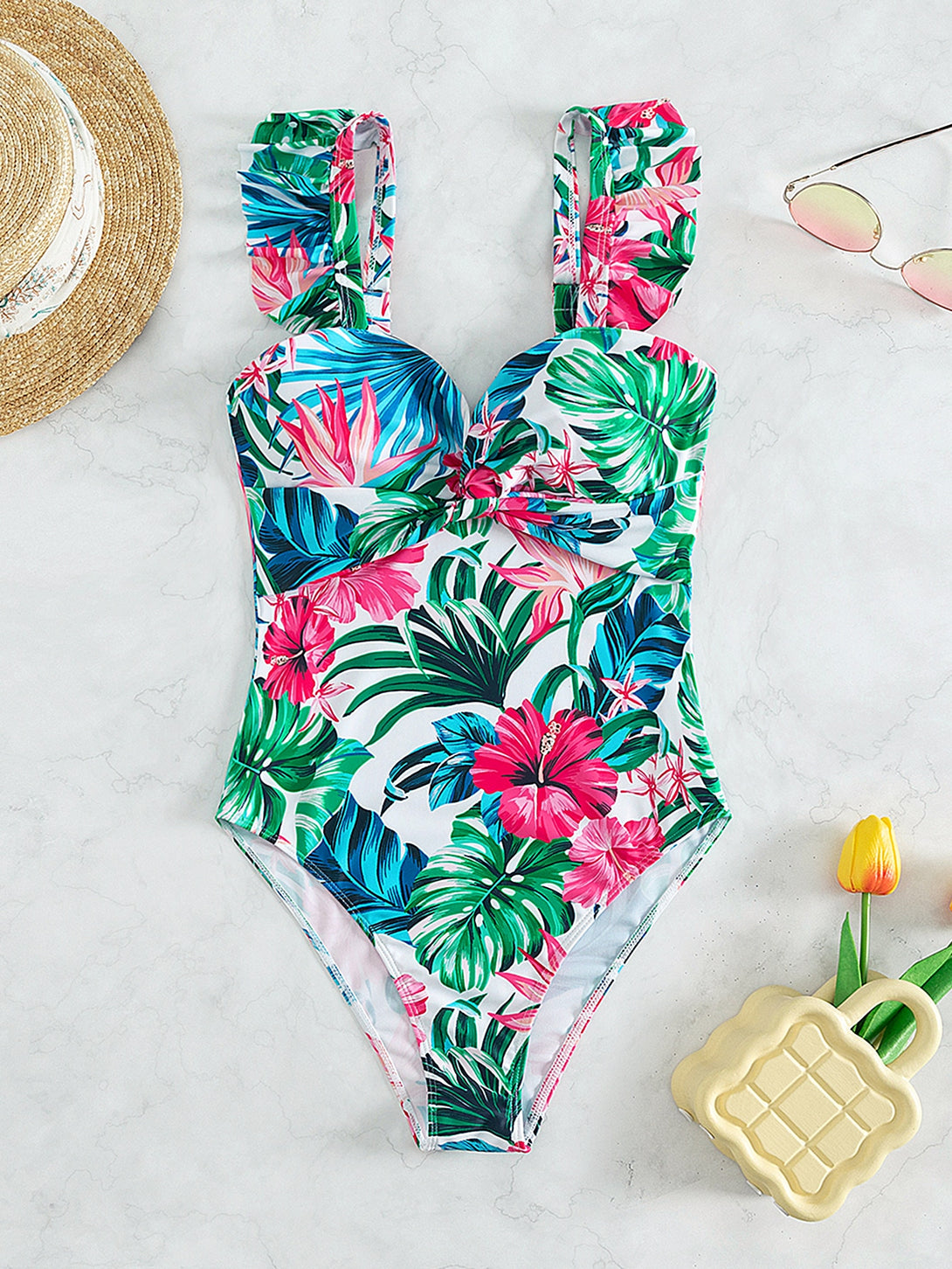 Ropa de Mujer, Ropa de Playa para Mujer, Bañadores de una pieza para Mujer, 12677235, Multicolor