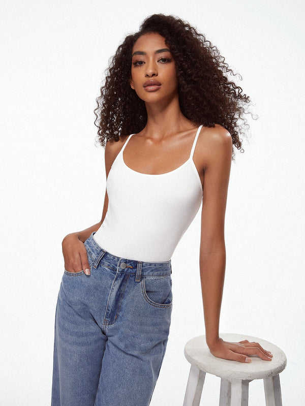 Ropa de Mujer, Tops & Blusas & Camisetas de Mujer, Camisetas & Tops de Tirantes de Mujer, COUPLE LOOKBOOK, 12997116, Blanco