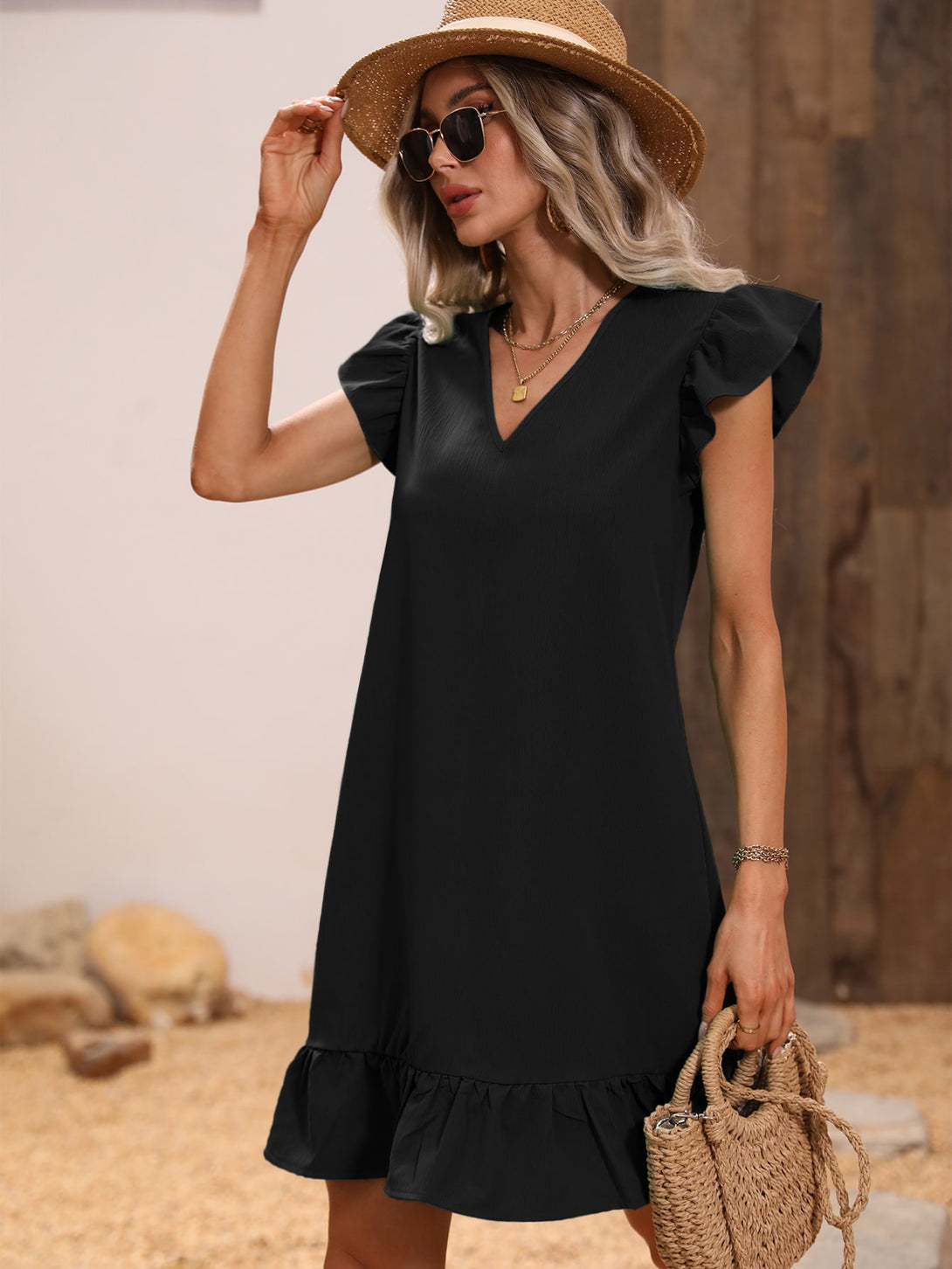 Ropa de Mujer, Ropa de Mujer, Vestidos de mujer, Vestidos cortos de mujer, Colección de trajes de mujer, Negro