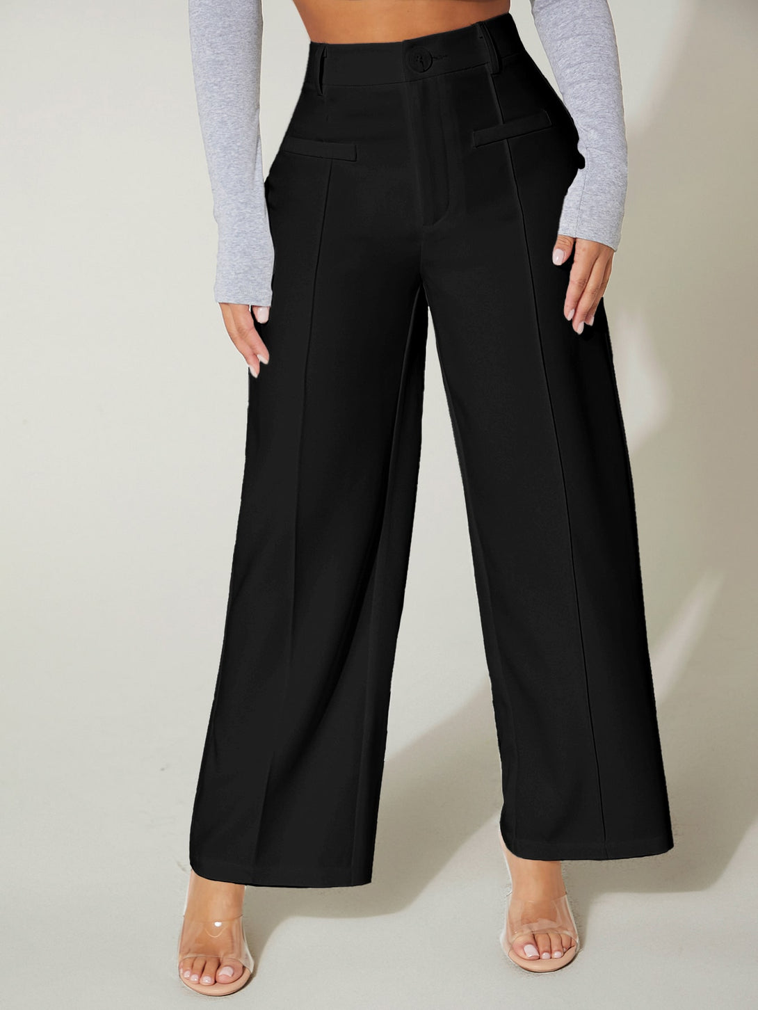 Ropa de Mujer, Ropa de Mujer, Bottoms de Mujer, Pantalones de Mujer, Colección de trajes de mujer, Negro