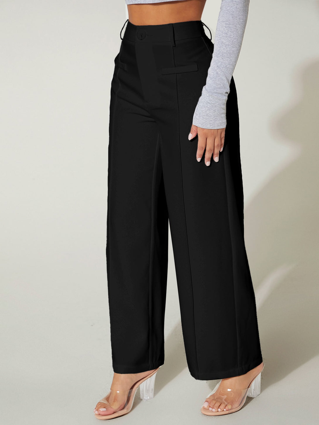 Ropa de Mujer, Ropa de Mujer, Bottoms de Mujer, Pantalones de Mujer, Colección de trajes de mujer, Negro