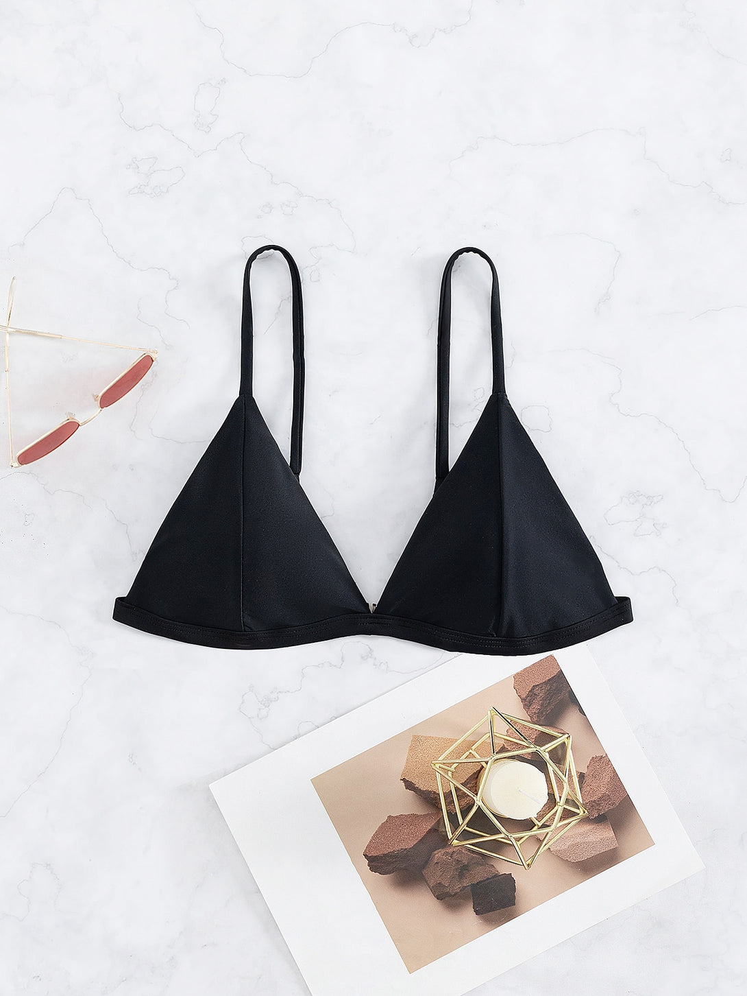 Ropa de Mujer, Ropa de Playa para Mujer, Tops de Bikini para Mujer, Colección de trajes de mujer, 13457925, Negro