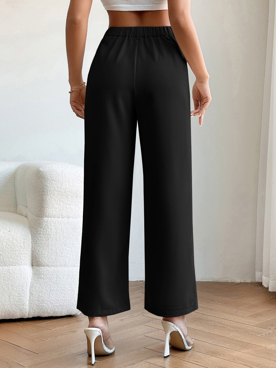 Ropa de Mujer, Ropa de Mujer, Bottoms de Mujer, Pantalones de Mujer, Colección de trajes de mujer, Negro