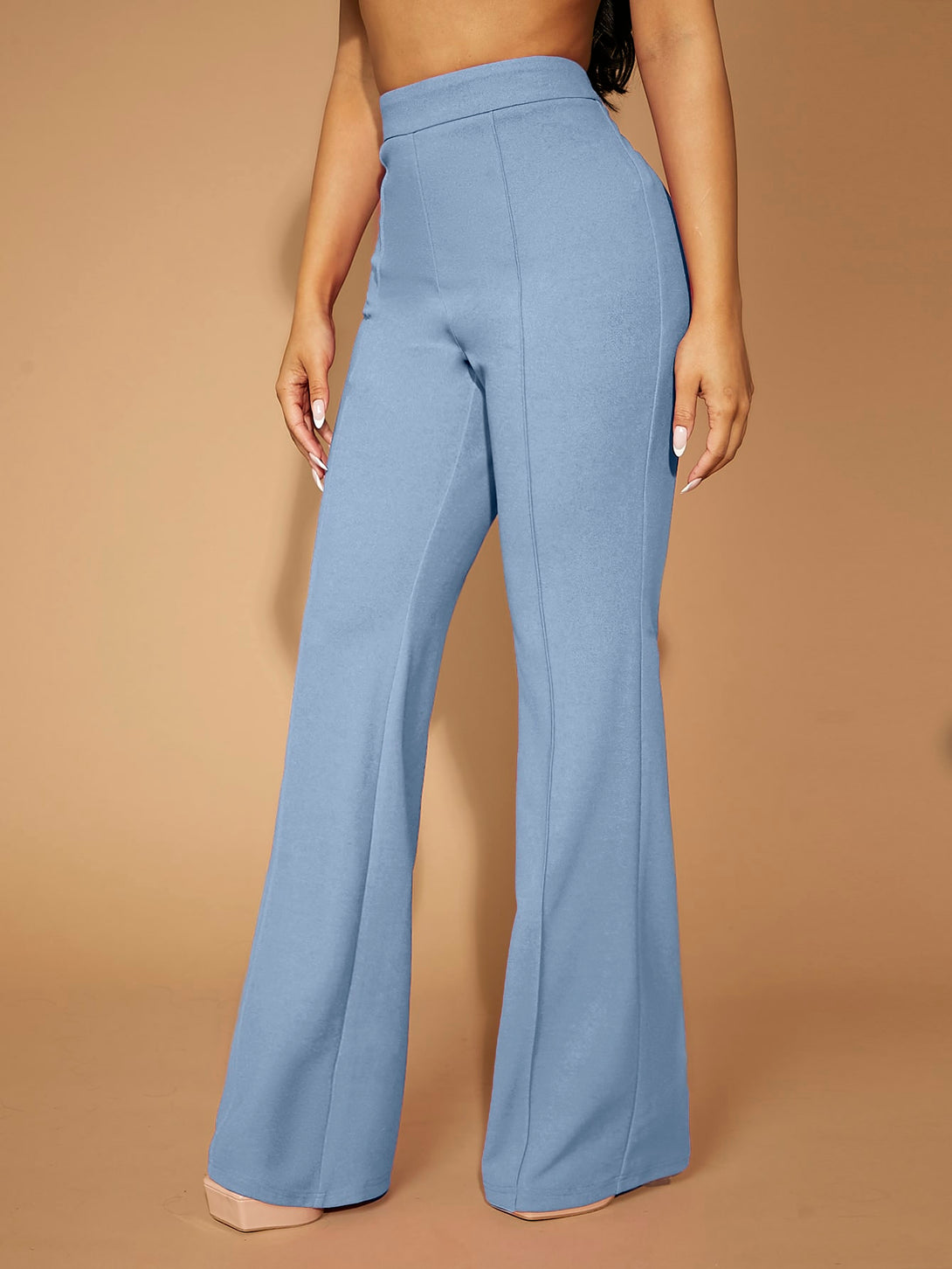 Ropa de Mujer, Ropa de Mujer, Bottoms de Mujer, Pantalones de Mujer, Colección de trajes de mujer, Neblina azul