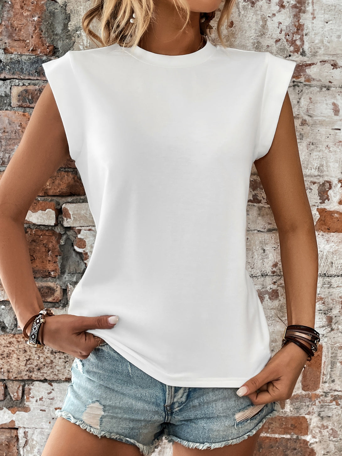 Ropa de Mujer, Ropa de Mujer, Tops & Blusas & Camisetas de Mujer, Camisetas de Mujer, OUTFITS LOOKBOOK, Blanco