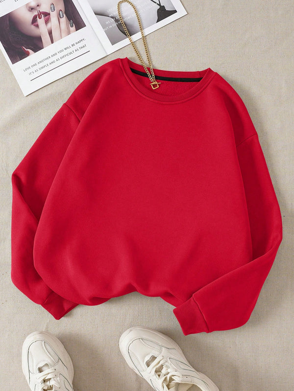 Ropa de Mujer, Ropa de Mujer, Sudaderas de Mujer, Rojo