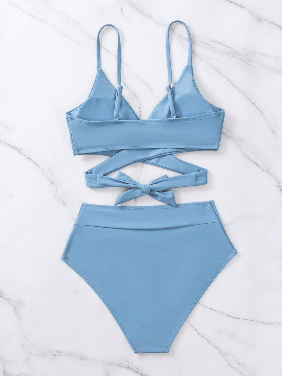 Ropa de Mujer, Ropa de Mujer, Ropa de Playa para Mujer, Sets de Bikini para Mujer, Colección de trajes de mujer, Azul