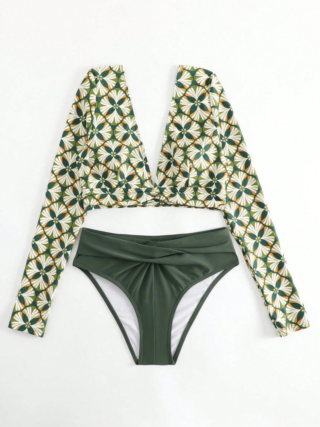 Ropa de Mujer, Ropa de Playa para Mujer, Sets de Bikini para Mujer, 14242331, Verde