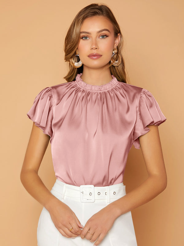 Ropa de Mujer, Ropa de Mujer, Tops & Blusas & Camisetas de Mujer, Blusas de Mujer, Rosa