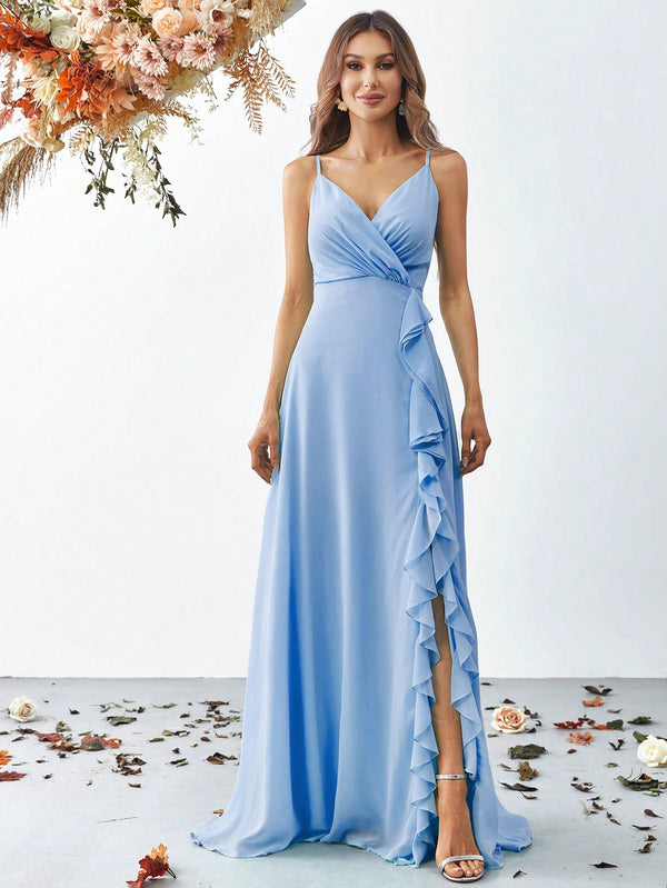 Ropa de Mujer, Bodas & Eventos, Boda Mujer, Vestidos de Dama de Honor, , Celeste