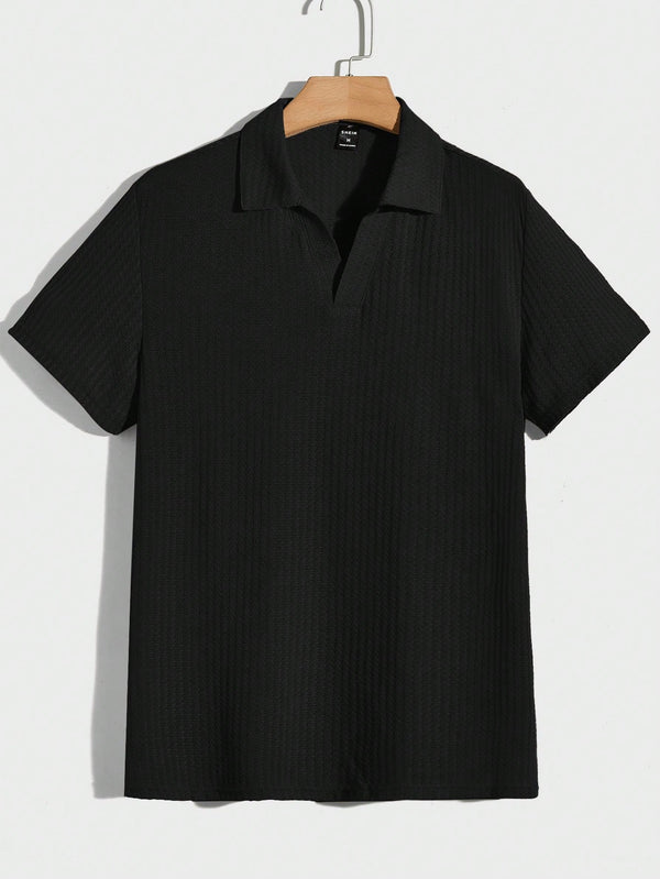 Hombres, Ropa de hombre, Tops para Hombre, Polos para Hombre, 14715274, Negro