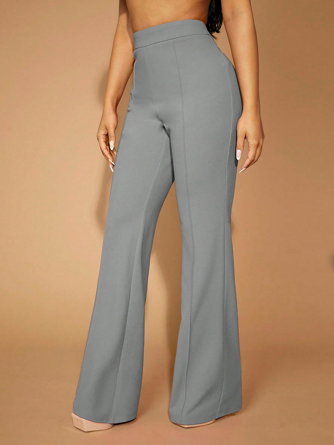 Ropa de Mujer, Ropa de Mujer, Bottoms de Mujer, Pantalones de Mujer, Colección de trajes de mujer, Gris