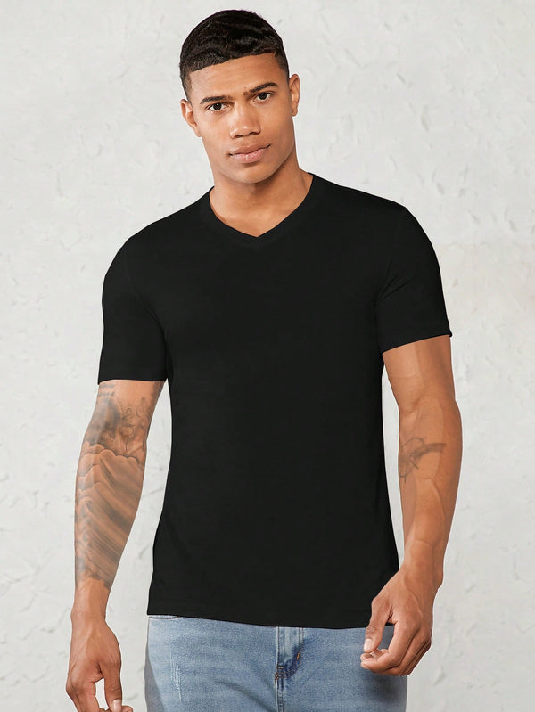 Hombres, Ropa de hombre, Tops para Hombre, Camisetas de hombre, 15229121, Negro