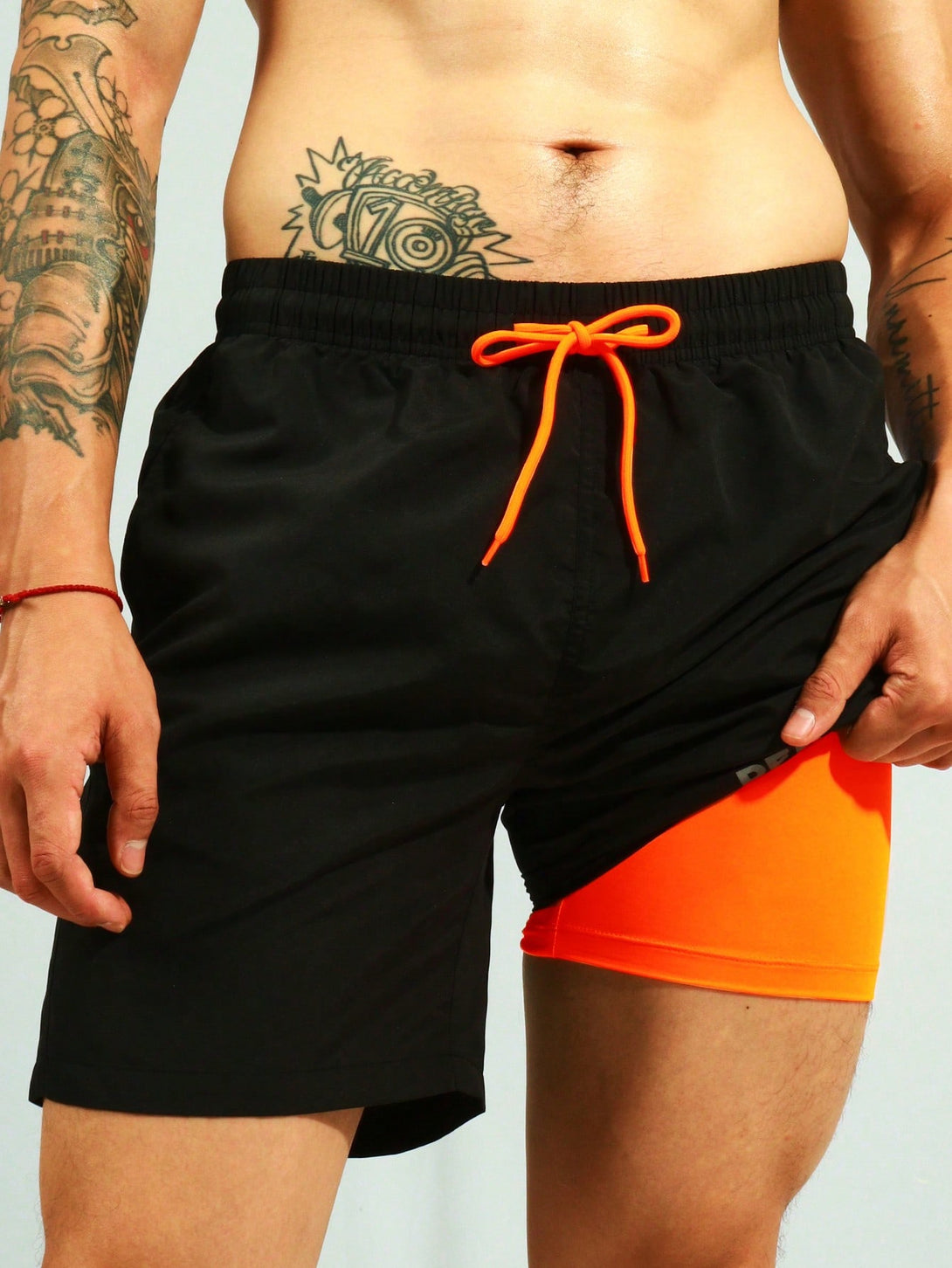 Hombres, Ropa de hombre, Bañador de hombres, Shorts de Playa para Hombre, 14963096, Negro