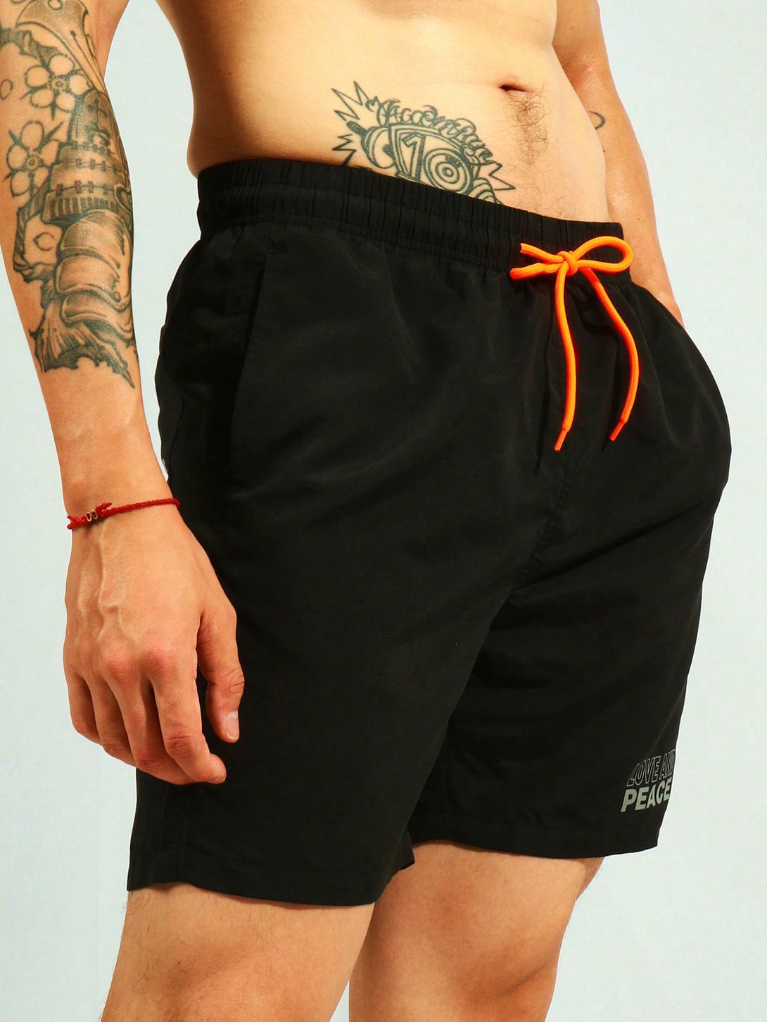 Hombres, Ropa de hombre, Bañador de hombres, Shorts de Playa para Hombre, 14963096, Negro