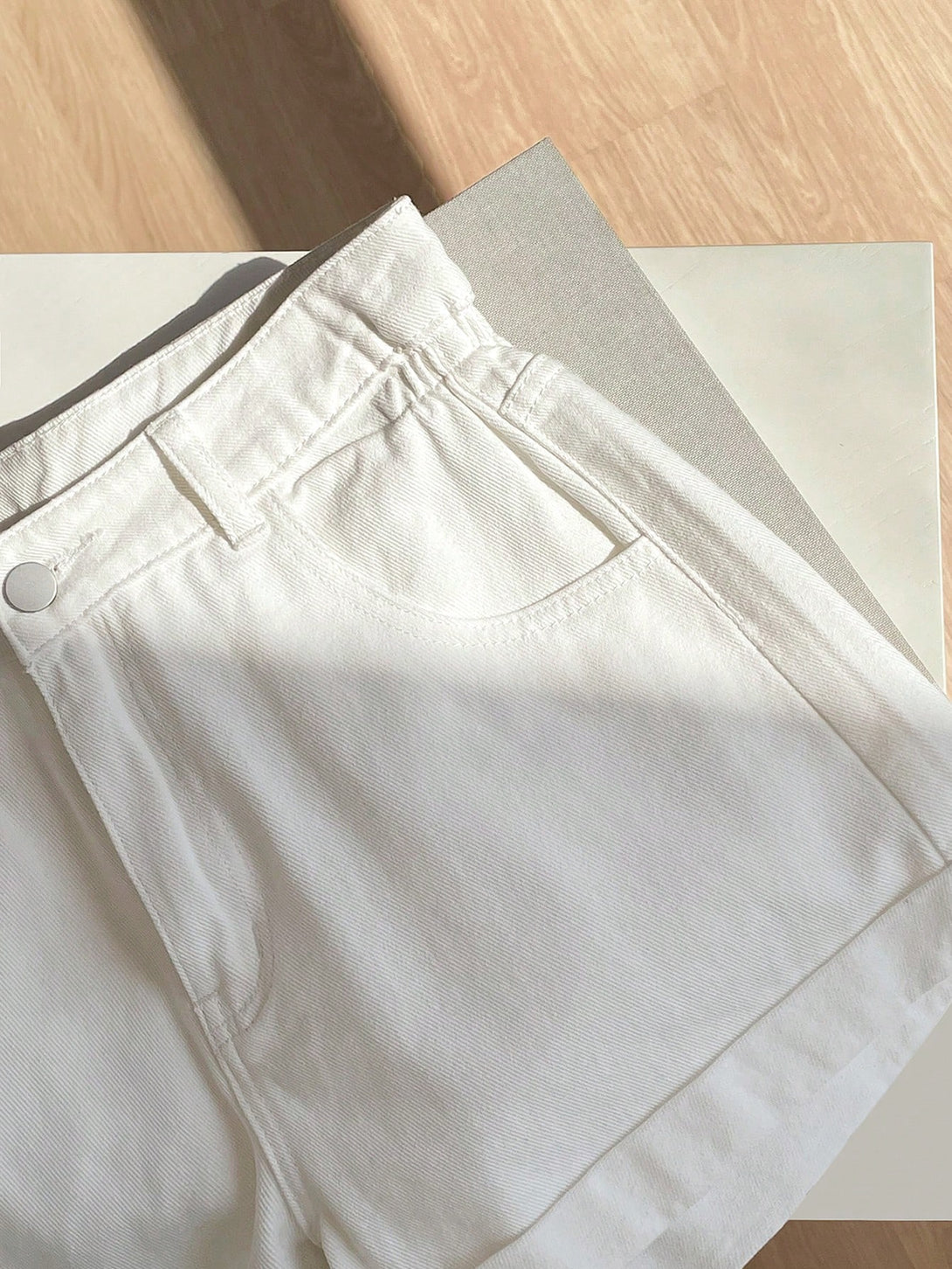 Ropa de Mujer, Mezclilla para mujer, Pantalones cortos de mezclilla para mujer, OUTFITS LOOKBOOK, 10542172, Blanco