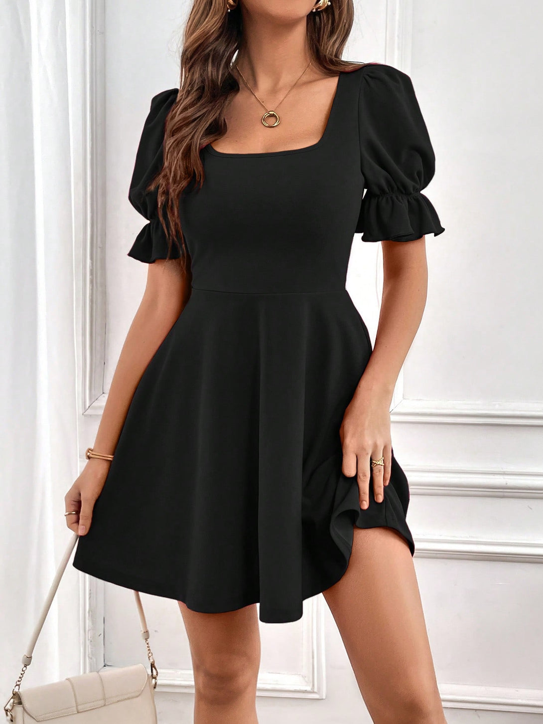 Ropa de Mujer, Ropa de Mujer, Vestidos de mujer, Vestidos cortos de mujer, Colección de trajes de mujer, Negro