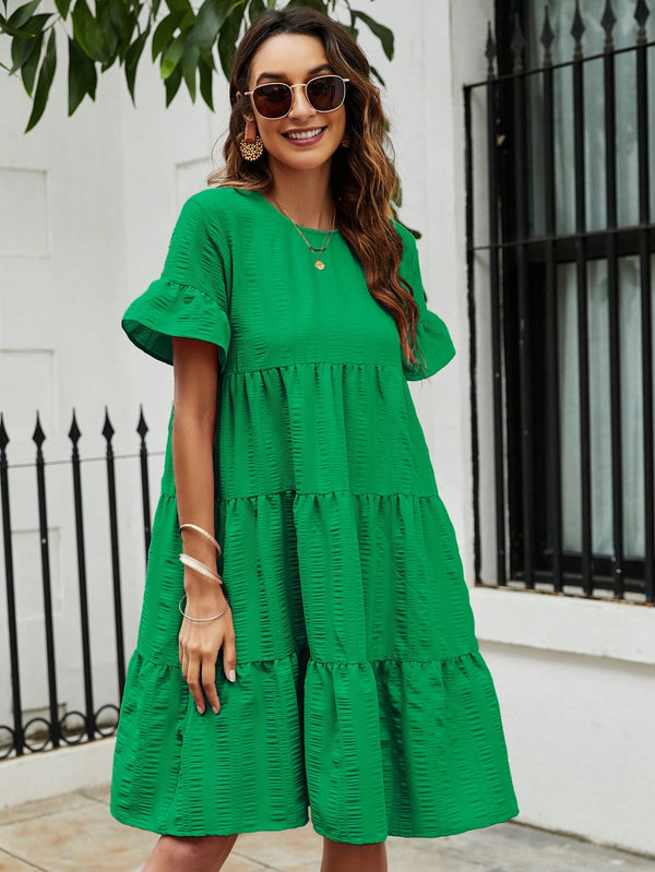 Ropa de Mujer, Ropa de Mujer, Vestidos de mujer, Vestidos cortos de mujer, Colección de trajes de mujer, Verde