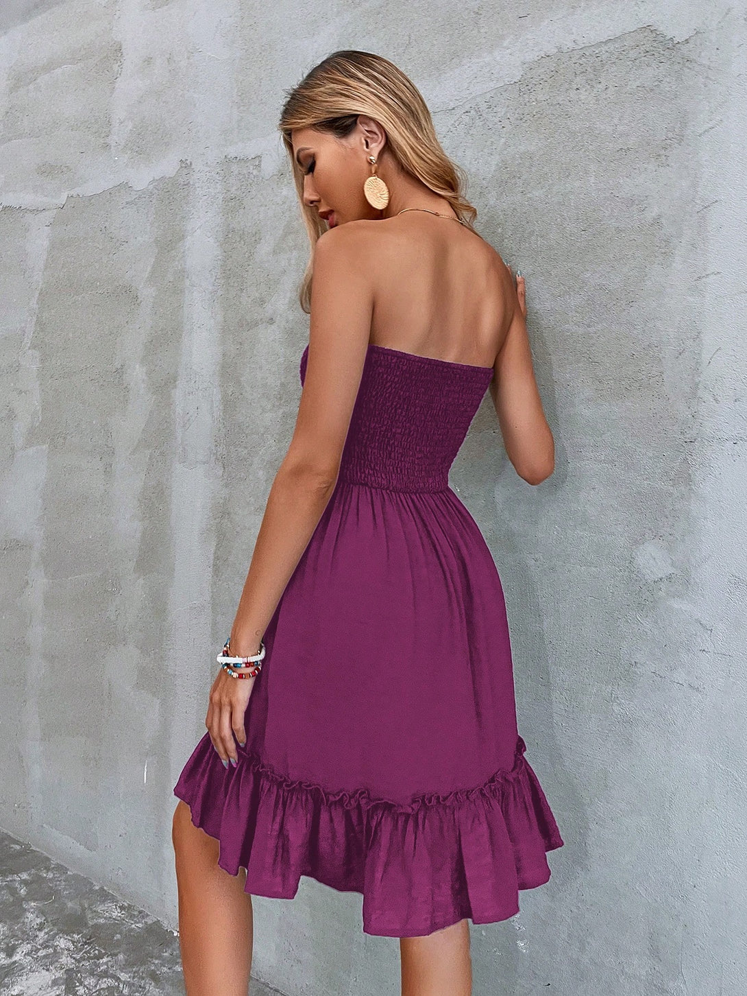 Ropa de Mujer, Ropa de Mujer, Vestidos de mujer, Vestidos cortos de mujer, Morado