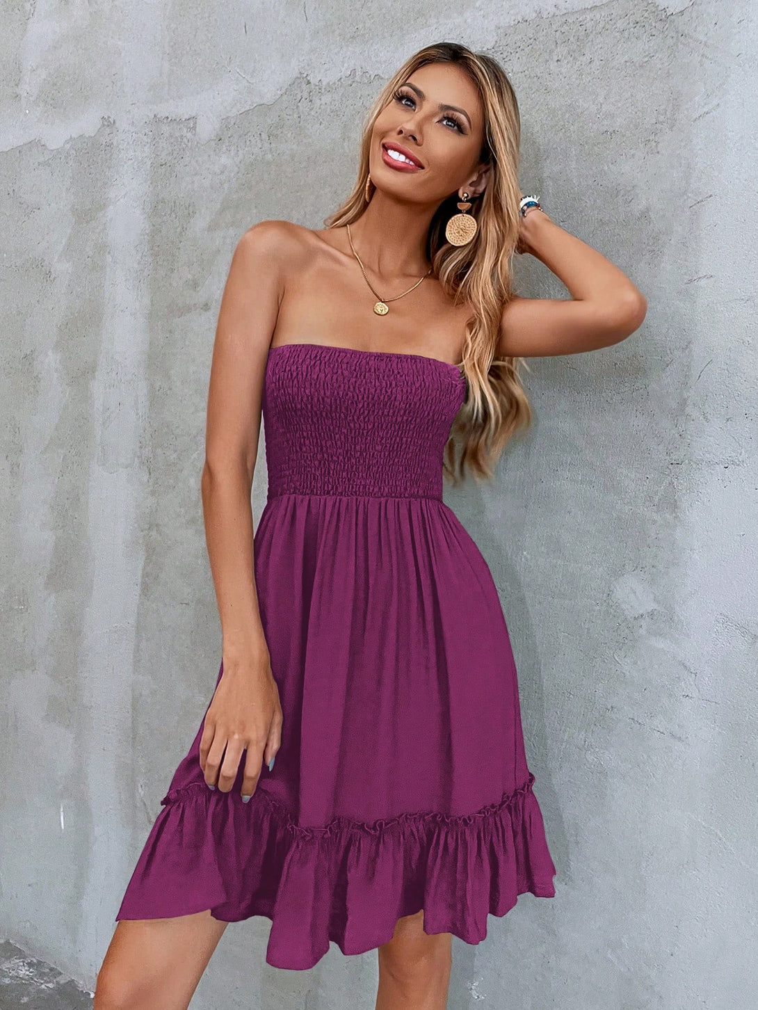 Ropa de Mujer, Ropa de Mujer, Vestidos de mujer, Vestidos cortos de mujer, Morado