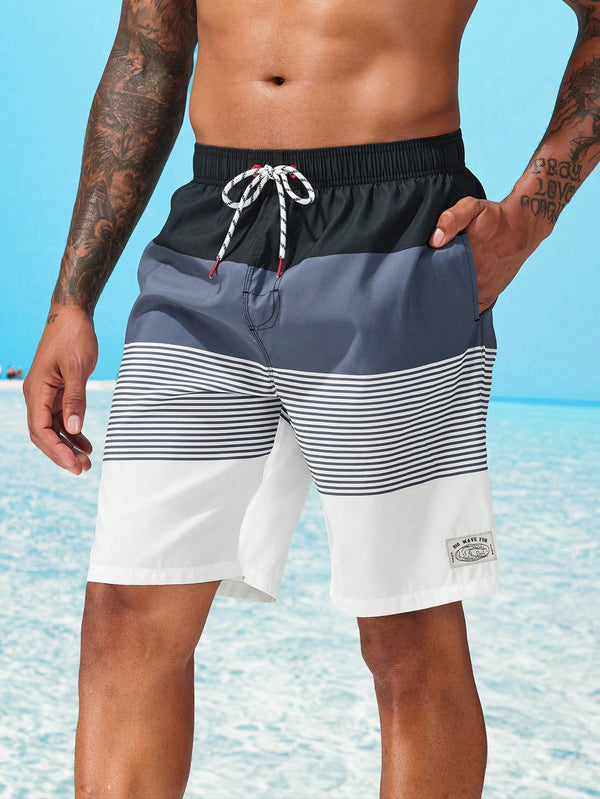 Hombres, Ropa de hombre, Bañador de hombres, Shorts de Playa para Hombre, Conjuntos a Juego, 1120474, Multicolor