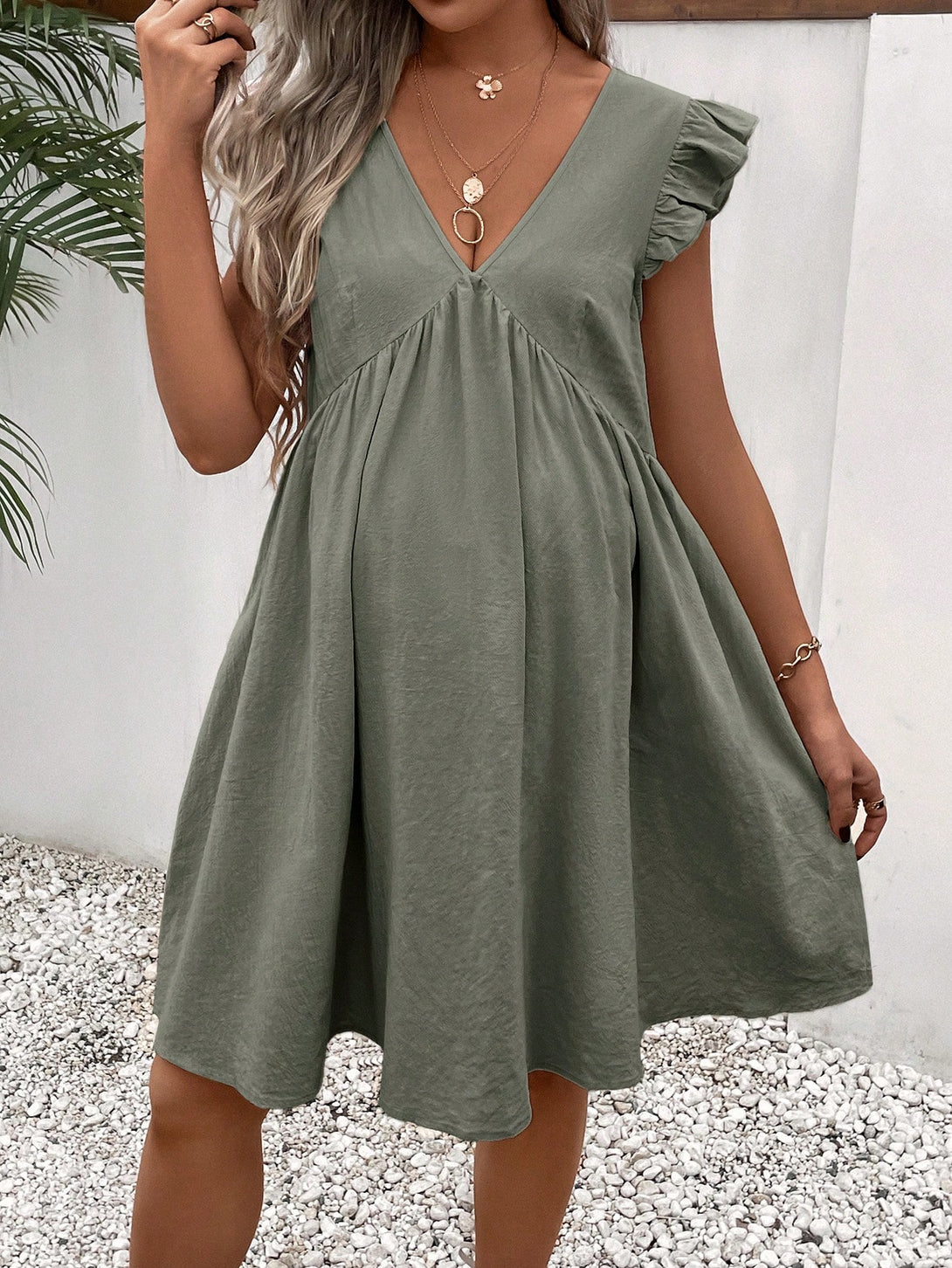 Ropa de Mujer, Ropa Premamá, Vestidos premamá, Verde militar