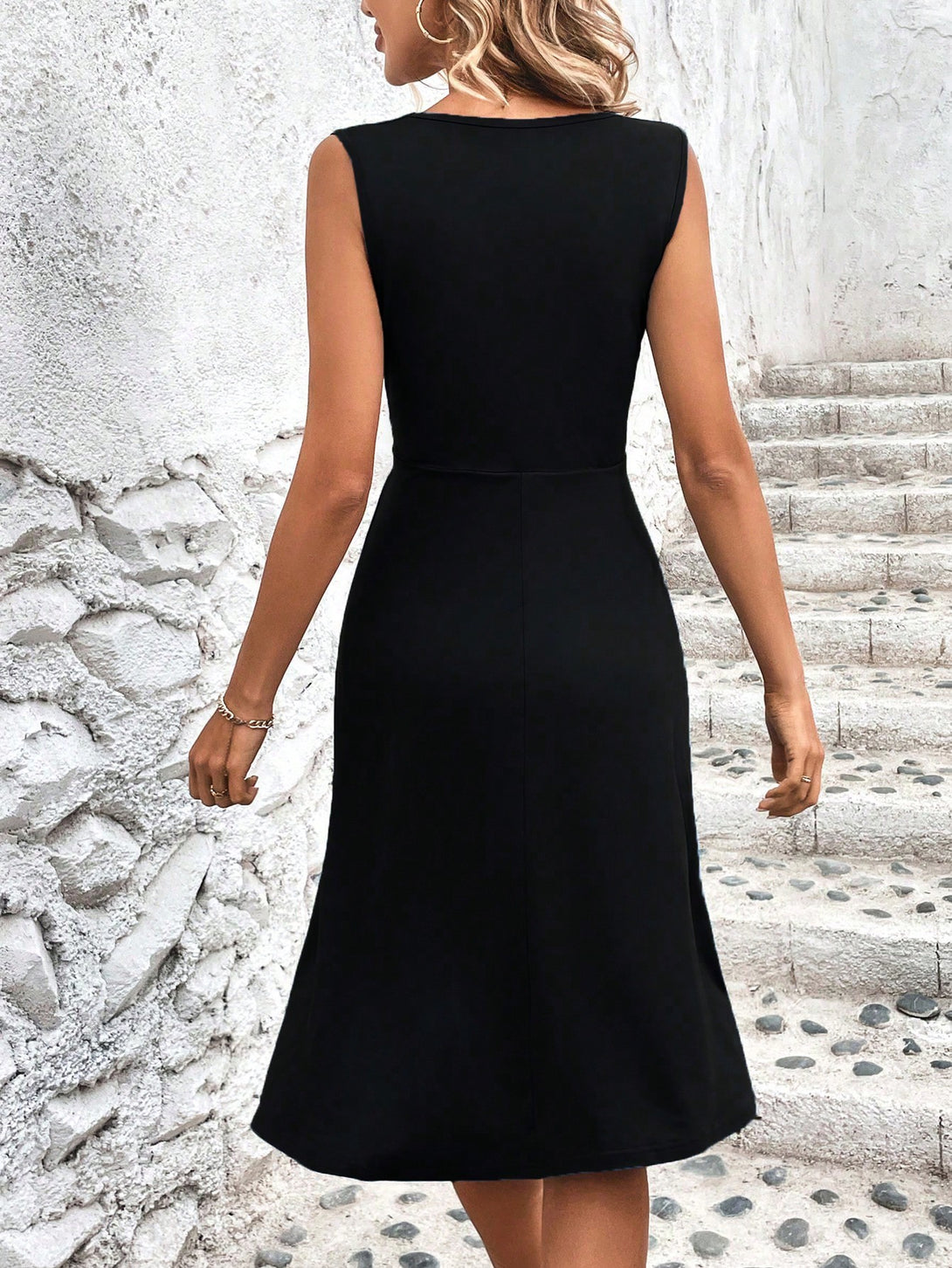 Ropa de Mujer, Ropa de Mujer, Vestidos de mujer, Vestidos midi para mujer, Colección de trajes de mujer, Negro