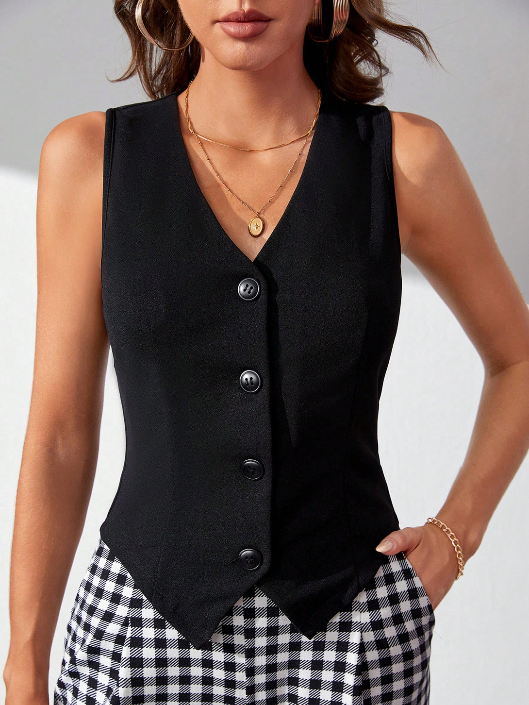 Ropa de Mujer, Trajes de Mujer, Blazers ligeros para mujer, , 17434614, Negro