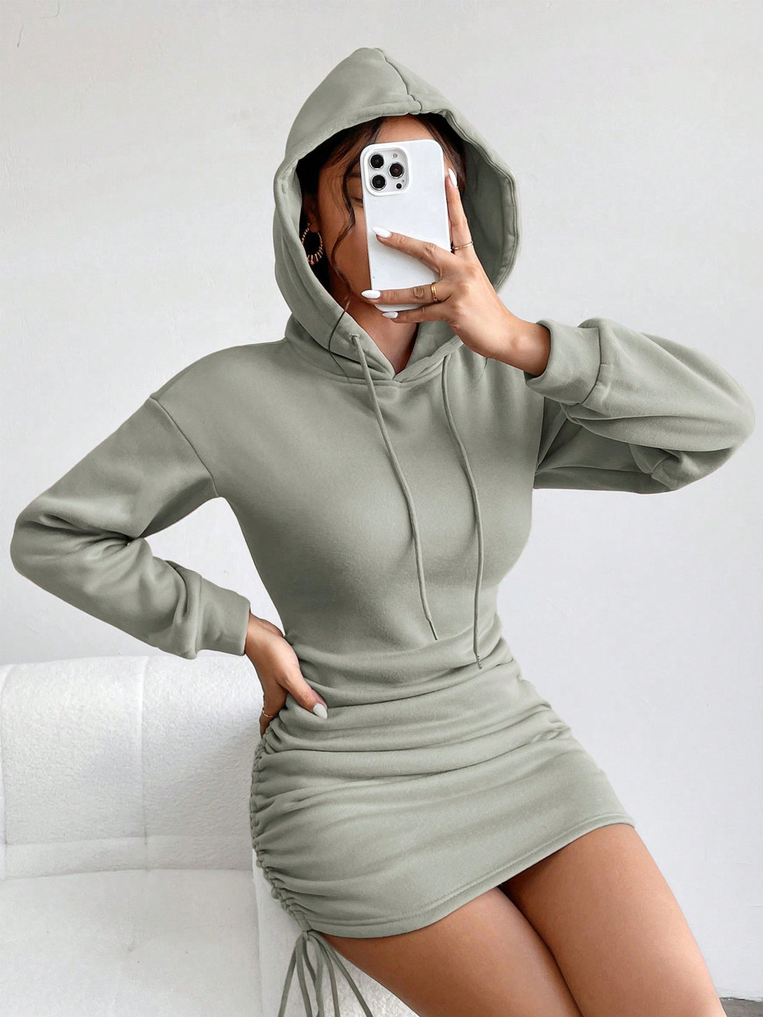 Ropa de Mujer, Ropa de Mujer, Sudaderas de Mujer, verde menta