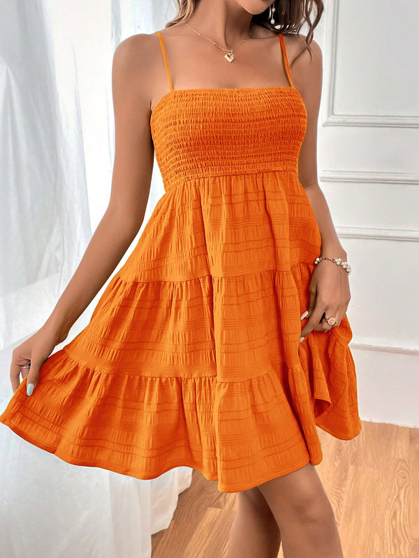 Ropa de Mujer, Ropa de Mujer, Vestidos de mujer, Vestidos cortos de mujer, Colección de trajes de mujer, Naranja