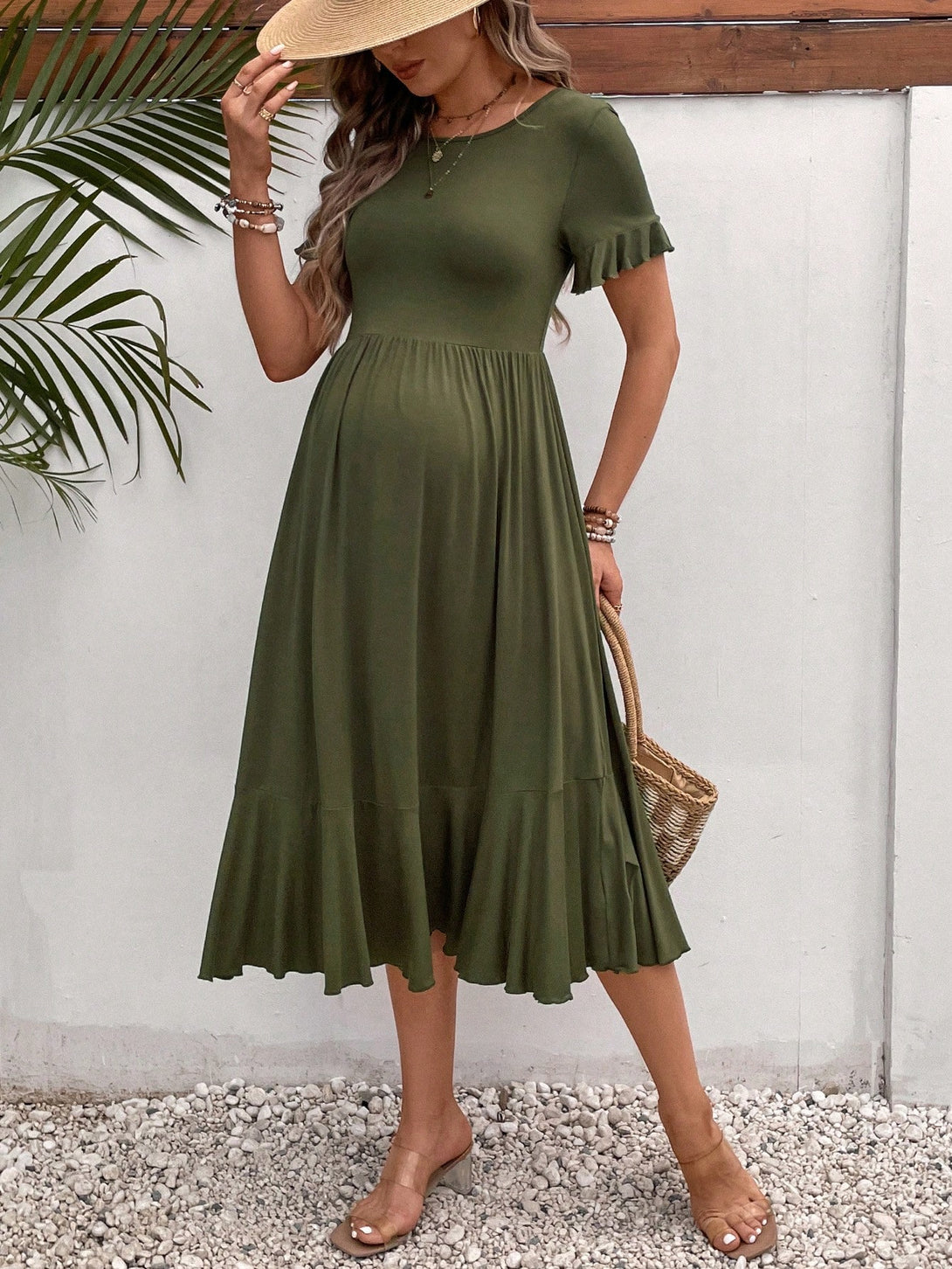 Ropa de Mujer, Ropa Premamá, Vestidos premamá, Verde militar