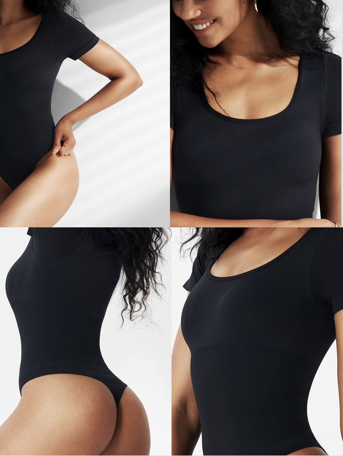 Ropa Interior y Ropa de Dormir, Shapewear para Mujer, Bodys Shapewear para Mujer, Negro