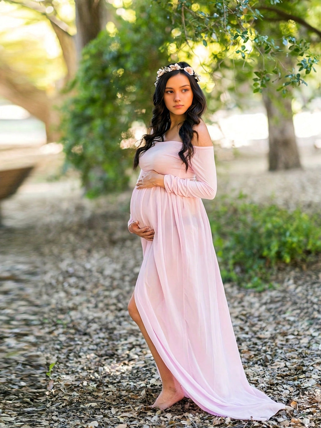 Ropa de Mujer, Ropa Premamá, Fiesta de maternidad y ropa especial, Ropa para sesión de fotos de maternidad, , 18054761, Rosa